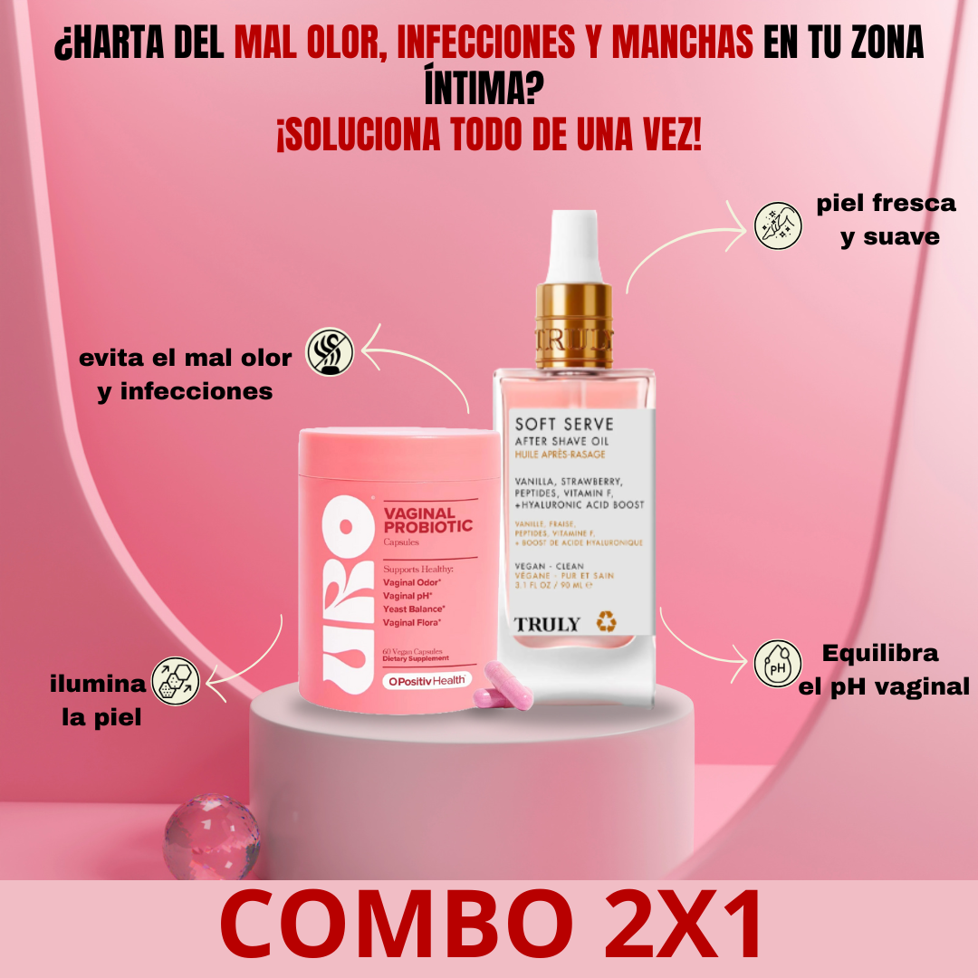 Combo Uro | Adiós al Mal Olor, Infecciones y Oscurecimiento Íntimo